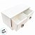 Mini Gaveteiro de Mesa 2 Gavetas - Branco - 10x20x13cm - 1 unidade - Rizzo - Imagem 4