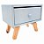 Mini Gaveteiro de Mesa 1 Gaveta - Azul Claro - 20x15x17cm - 1 unidade - Rizzo - Imagem 1