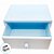 Mini Gaveteiro de Mesa 1 Gaveta - Azul Claro - 20x15x17cm - 1 unidade - Rizzo - Imagem 5