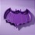Bandeja Decorativa de Halloween - Morcego Roxo - 21x16cm - 1 unidade - Rizzo - Imagem 1