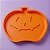 Bandeja Decorativa de Halloween - Abóbora - 20x16cm - 1 unidade - Rizzo - Imagem 1