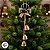 Enfeite para Pendurar Natal - Sino Guirlanda Ouro - 61cm  - 1 unidade - Cromus - Rizzo - Imagem 5