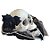 Acessório de Halloween Caveira com Presilha - Preto - 8x16cm - 1 unidade - Rizzo - Rizzo - Imagem 1