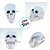 Mini Brinquedo de Hallowen - Caveira com Movimento - 3,5x5,5cm - 1 unidade - Rizzo - Rizzo - Imagem 5