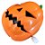 Mini Brinquedo de Hallowen - Abóbora com Movimento - 3,5x5,5cm - 1 unidade - Rizzo - Rizzo - Imagem 1