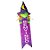 Enfeite de Pendurar de Halloween - Bruxa Roxa - 58x13cm - 1 unidade - Rizzo - Rizzo - Imagem 1