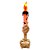 Castiçal de Halloween com Vela Led - Laranja - 18x6cm - 1 unidade - Rizzo - Rizzo - Imagem 4