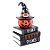 Enfeite de Halloween de Resina - Abóbora com Livros - 11x14x23cm - 1 unidade - Cromus - Rizzo - Imagem 1