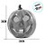 Enfeite de Halloween - Abóbora Smoke com Vaporizador de Água - 24x20cm - 1 unidade - Cromus - Rizzo - Imagem 2