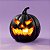 Enfeite de Halloween - Abóbora Magnus com Led - 14x17cm - 1 unidade - Cromus - Rizzo - Imagem 1