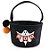 Baldinho de Halloween em Tecido - Fantasmas- 13x20cm - 1 unidade - Cromus - Rizzo - Imagem 1