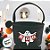 Baldinho de Halloween em Tecido - Fantasmas- 13x20cm - 1 unidade - Cromus - Rizzo - Imagem 3