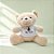 Urso de Pelúcia com Camiseta - Feliz Natal - 28cm - 1 unidade - Rizzo - Imagem 1