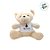 Urso de Pelúcia com Camiseta - Feliz Natal - 28cm - 1 unidade - Rizzo - Imagem 3