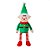 Duende de Pelúcia Listrado - 40cm - 1 unidade - Rizzo - Imagem 1