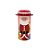 Lata de Metal de Natal - Papai Noel - Rosa - 11cm - 1 unidade - Rizzo - Imagem 1