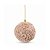 Bola de Natal - Peluciada Marrom Claro - 10cm - 4 unidades - Cromus - Rizzo - Imagem 3
