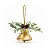Enfeite de Pendurar de Natal - Sino com Pinha - 14x13cm - 1 unidade - Cromus - Rizzo - Imagem 3