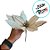 Poinsétia Decorativa - Nude com Glitter Champagne- 25cm - 1 unidade - Cromus - Rizzo - Imagem 3