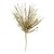 Galho Decorativo - Folha com Glitter Ouro - 59cm - 1 unidade - Cromus - Rizzo - Imagem 1
