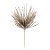 Galho Decorativo - Folha com Glitter Champagne - 57cm - 1 unidade - Cromus - Rizzo - Imagem 1