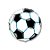 Balão de Festa Metalizado 20" 50cm - Bola de Futebol  - 1 unidade - Rizzo - Imagem 1