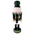 Boneco Soldado Quebra Nozes de Madeira Com Espada - 25cm - Verde - 1 unidade - Rizzo - Imagem 4