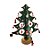 Enfeite de Madeira Árvore de Natal Verde Mod.1 - 25,5cm - 1 unidade - Rizzo - Imagem 1