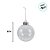 Bola de Natal - Furta-Cor - 8cm - 6 unidades - Rizzo - Imagem 2