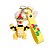 Chaveiro com Alça Amarela - Bowser - 7cm - 1 unidade - Rizzo - Imagem 1
