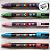 Caneta Posca PC-3ML 0.9-1.3mm - Violeta Com Glitter  - 1 unidade - Posca - Rizzo - Imagem 2