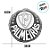 Almofada Redonda Palmeiras - 38x40cm - 1 unidade - Rizzo - Imagem 2