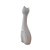Escultura Gato de Cerâmica Cinza - 21,5x6x6cm - 1 unidade - Rizzo - Imagem 2
