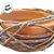 Bacia de Cerâmica com Cipo Rustico Marrom M - 18x7cm - 1 unidade - Rizzo - Imagem 2