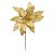 Poinsétia Decorativa - Ouro - 47cm - 1 unidade - Cromus - Rizzo - Imagem 1