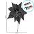 Poinsétia Decorativa - Borgonha - 30cm - 1 unidade - Cromus - Rizzo - Imagem 2