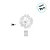Cordão De Led Luz Amarela Com Fio Incolor - Floco De Neve 20 Leds - 3.m - 1 unidade - Rizzo - Rizzo - Imagem 2