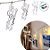 Cordão De Led Luz Amarela Com Fio Incolor - Pregador 10 Leds - 2m - 1 unidade - Rizzo - Rizzo - Imagem 3
