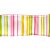 Fita Decorativa Listrada Rosa, Verde e Amarelo - 6,3cm x 9,14m - 1 unidade - Cromus - Rizzo - Imagem 1