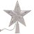 Topo de Árvore de Natal Estrela Led Colorido - 21x19cm - 1 unidade - Rizzo - Imagem 1