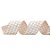 Fita Decorativa Aramada Pied de Poule Bege - 6,3cm x 91,4m - 1 unidade - Cromus - Rizzo - Imagem 1