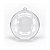 Bola de Acrílico Transparente - 20cm - 1 unidade - Rizzo - Imagem 3