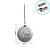 Bola de Natal Branco - Mickey - 8cm - 4 unidades - Cromus - Rizzo - Imagem 2
