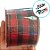 Fita Decorativa Aramada - Xadrez Vermelho, Preto, Ouro - 6,3cm x 9,14m - 1 unidade - Cromus - Rizzo - Imagem 3