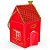 Caixa Panetone Casa - Natal Clássico - 14x14x24cm - Ref 5160 - 5 unidades - Ideia Embalagens - Rizzo - Imagem 1