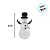 Boneco De Neve Premium Gigante Inflável Com Led - Bivolt - 2,6m - 1 unidade - Cromus - Rizzo - Imagem 2