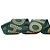 Fita Decorativa Aramada - Hohoho Verde e Ouro - 6,3cm x 9,14m - 1 unidade - Cromus - Rizzo - Imagem 1