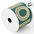 Fita Decorativa Aramada - Hohoho Verde e Ouro - 6,3cm x 9,14m - 1 unidade - Cromus - Rizzo - Imagem 3