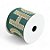 Fita Decorativa Aramada - Hohoho Verde e Ouro - 6,3cm x 9,14m - 1 unidade - Cromus - Rizzo - Imagem 4