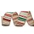 Fita Decorativa Aramada - Vermelho, Verde e Branco - 3,8cm x 9,14m - 1 unidade - Cromus - Rizzo - Imagem 1
